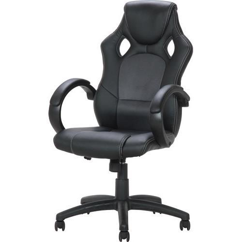 不二貿易 【組立品】レーシングチェアー サーキット 25838【代引・日時指定・キャンセル不可・北海道沖縄離島配送不可】