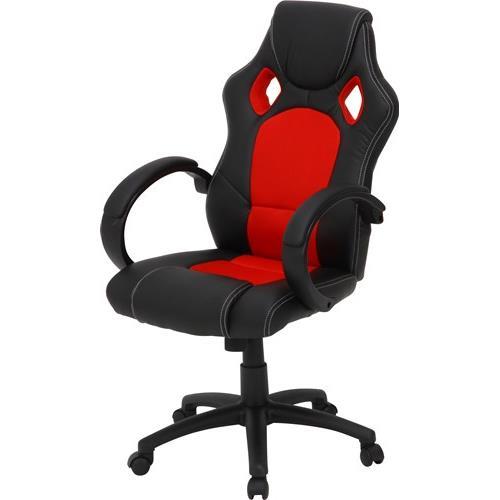 不二貿易 【組立品】レーシングチェアー サーキット RD 55573【代引・日時指定・キャンセル不可・北海道沖縄離島配送不可】