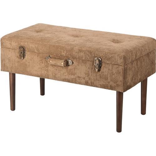 不二貿易  【完成品】 トランクベンチ フレッド ベージュ 27656【代引・日時指定・キャンセル不可・北海道沖縄離島配送不可】