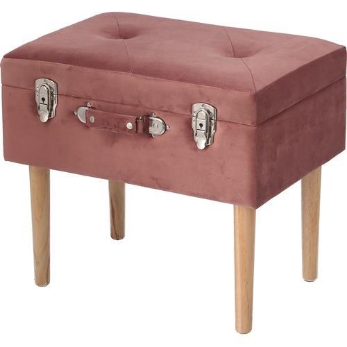 不二貿易  【完成品 一部取付 】 トランクスツール ｒｏｓｅ 27663【代引・日時指定・キャンセル不可・北海道沖縄離島配送不可】