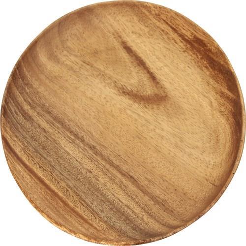 不二貿易 【完成品】 アカシアラウンドトレー XL 30148【代引・日時指定・キャンセル不可・北海道沖縄離島配送不可】