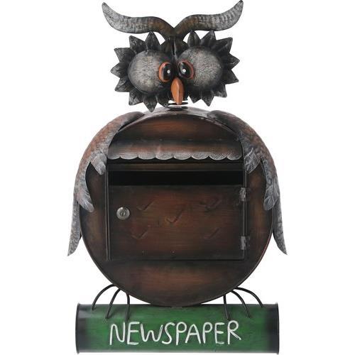 不二貿易  【完成品】 アニマルポスト フクロウ 30436【代引・日時指定・キャンセル不可・北海道沖縄離島配送不可】