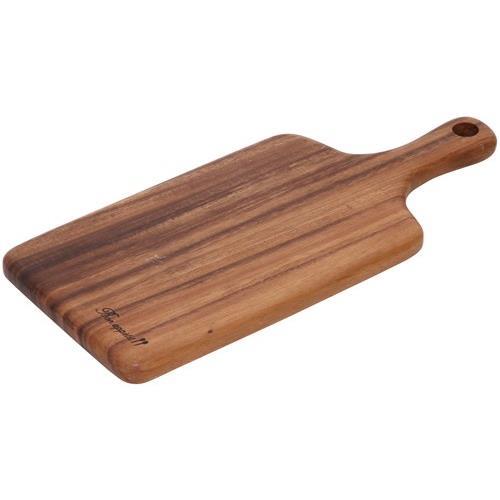 不二貿易 【完成品】 アカシアカッティングボード 取っ手付き L 30519【代引・日時指定・キャンセル不可・北海道沖縄離島配送不可】