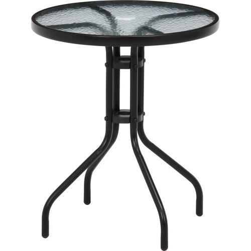 不二貿易  【組立品】ガラステーブルＢＫ ＦＢＣ－０１ ブラック 33904【代引・日時指定・キャンセル不可・北海道沖縄離島配送不可】