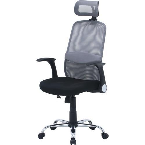 不二貿易 【組立品】ヘッド付アームアップチェア ARP-01 GY 35426【代引・日時指定・キャンセル不可・北海道沖縄離島配送不可】