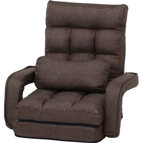 不二貿易  【完成品】４ＷＡＹ座椅子 ０２１２ ダークブラウン 35498【代引・日時指定・キャンセル不可・北海道沖縄離島配送不可】