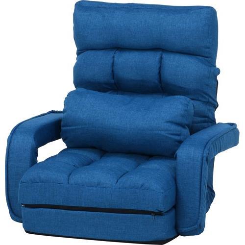 不二貿易  【完成品】４ＷＡＹ座椅子 ０２１２ ネイビー 35499【代引・日時指定・キャンセル不可・北海道沖縄離島配送不可】