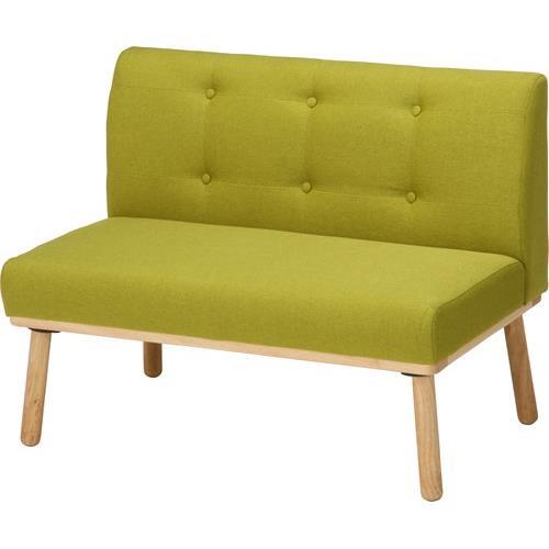 不二貿易 【組立品】 NS ダイニングソファ 2P ヘームル GR 37009【代引・日時指定・キャンセル不可・北海道沖縄離島配送不可】