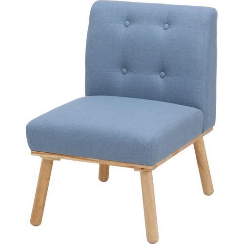 不二貿易 【組立品】 NS ダイニングソファ1P ヘームル BL 37026【代引・日時指定・キャンセル不可・北海道沖縄離島配送不可】