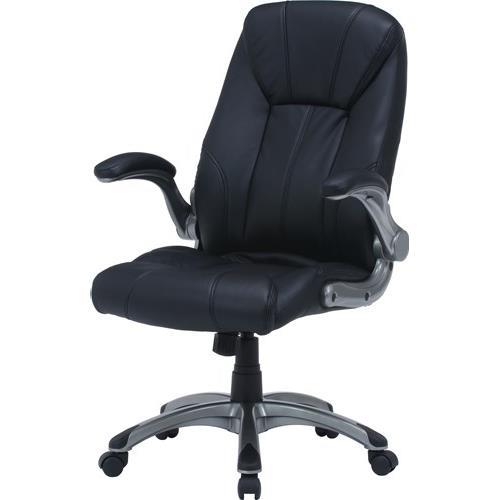 不二貿易 【組立品】エグゼクティブチェアー デクシア BK 37140【代引・日時指定・キャンセル不可・北海道沖縄離島配送不可】