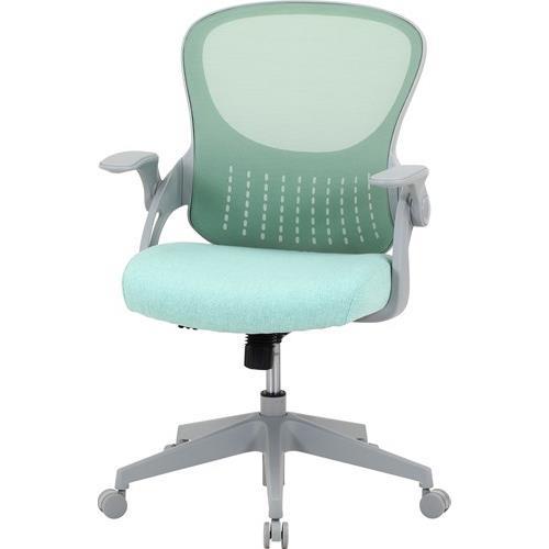 不二貿易 【組立品】オフィスチェア パベル GR グリーン 37910【代引・日時指定・キャンセル不可・北海道沖縄離島配送不可】