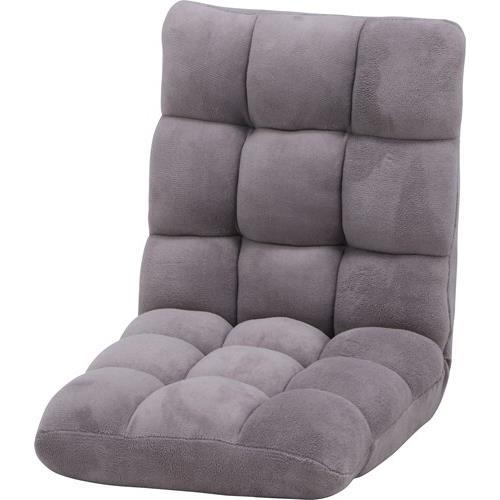 不二貿易 【完成品】ふわもこ フロアチェア グレージュ 38148【代引・日時指定・キャンセル不可・北海道沖縄離島配送不可】