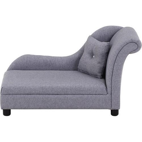 不二貿易  【完成品（一部取付）】ペットカウチソファ（クッション付き） ＧＹ 45231【代引・日時指定・キャンセル不可・北海道沖縄離島配送不可】