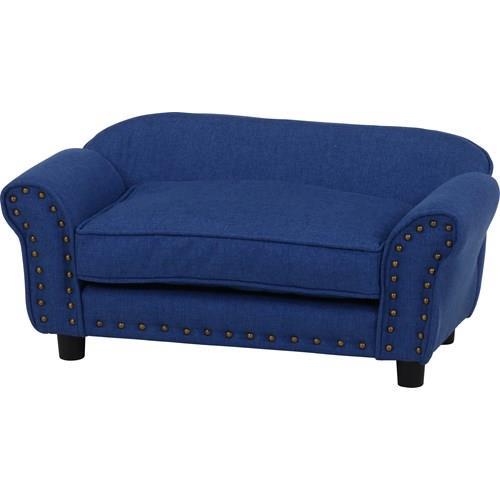 不二貿易  【完成品（一部取付）】ペットソファ（チェスターフィールド風） ＢＬ 45232【代引・日時指定・キャンセル不可・北海道沖縄離島配送不可】