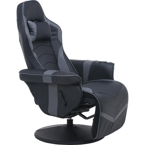 不二貿易 【組立品】ゲーミングパーソナルチェア カーナ BK/BK 53319【代引・日時指定・キャンセル不可・北海道沖縄離島配送不可】