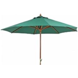 不二貿易 【完成品 一部取付 】 木製パラソル 270cm グリーン 270GR 60153【代引・日時指定・キャンセル不可・北海道沖縄離島配送不可】