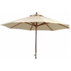 不二貿易 【完成品 一部取付 】 木製パラソル 270cm アイボリー 270IV 60154【代引・日時指定・キャンセル不可・北海道沖縄離島配送不可】