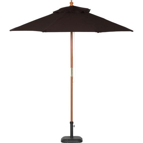 不二貿易 【組立品】木製パラソル 210cm ブラウン 210BR 60160【代引・日時指定・キャンセル不可・北海道沖縄離島配送不可】