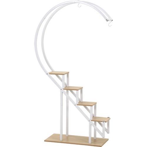 不二貿易 【組立品】ディスプレイラック ハート型KD WH ホワイト 63758【代引・日時指定・キャンセル不可・北海道沖縄離島配送不可】