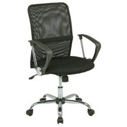 不二貿易 【組立品】メッシュバックチェアー HF-78BK ブラック 90874【代引・日時指定・キャンセル不可・北海道沖縄離島配送不可】