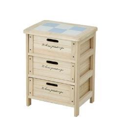 不二貿易  【完成品】 木製３段ボックス ＨＦ０５－００２ Ｎ ２ 39620【代引・日時指定・キャンセル不可・北海道沖縄離島配送不可】