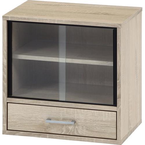 不二貿易  【組立品】ミニキッチンキャビネット ホワイトオーク 70686【代引・日時指定・キャンセル不可・北海道沖縄離島配送不可】