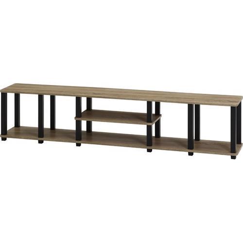 不二貿易  【組立品】フィット ＴＶラック１８０ ＮＡ×ＢＫ 70694【代引・日時指定・キャンセル不可・北海道沖縄離島配送不可】