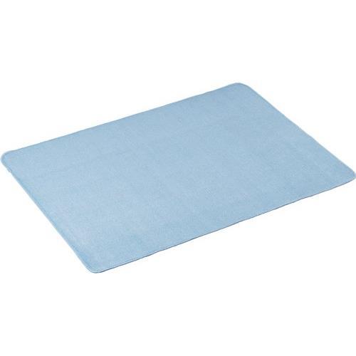 不二貿易  【完成品】デスクカーペット １１０ｘ１３０ ＢＬ 71217【代引・日時指定・キャンセル不可・北海道沖縄離島配送不可】