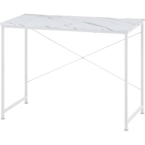 不二貿易 【組立品】ワークデスク ルカ ストーン 大理石 73610【代引・日時指定・キャンセル不可・北海道沖縄離島配送不可】