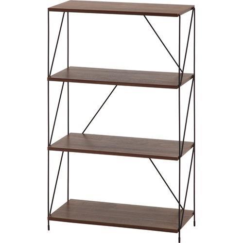 不二貿易 【組立品】EZBOワイヤーラック4段 60幅 MBR 77543【代引・日時指定・キャンセル不可・北海道沖縄離島配送不可】