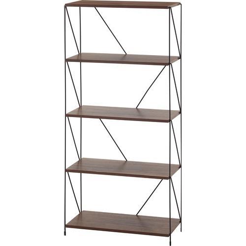 不二貿易 【組立品】EZBOワイヤーラック5段 60幅 MBR 77545【代引・日時指定・キャンセル不可・北海道沖縄離島配送不可】