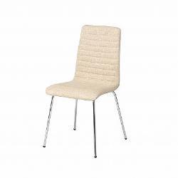 不二貿易 【組立品】 シュクルチェアー アイボリー ファブリック 88031【代引・日時指定・キャンセル不可・北海道沖縄離島配送不可】