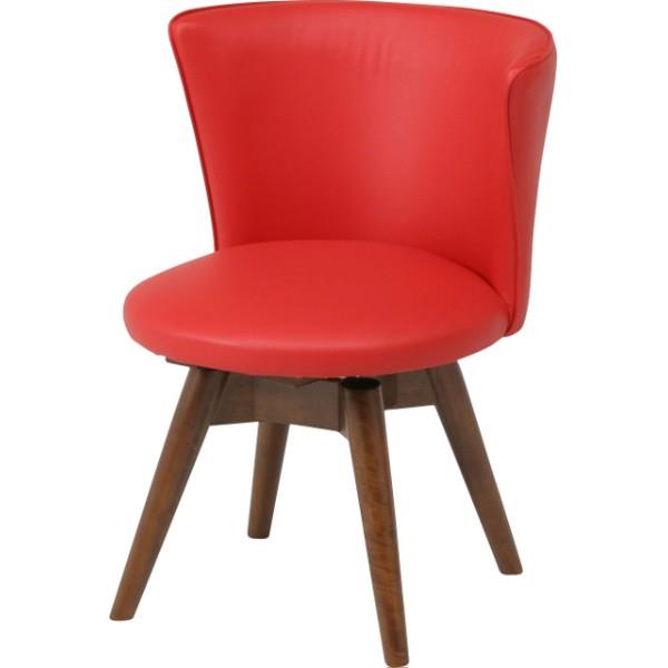 不二貿易  【組立品】 ダイニングチェアー クラム ウエンジ／レッド 88936【代引・日時指定・キャンセル不可・北海道沖縄離島配送不可】