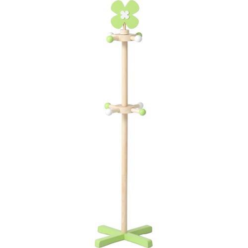 不二貿易 【組立品】 キッズポールハンガー クローバー 91798【代引・日時指定・キャンセル不可・北海道沖縄離島配送不可】