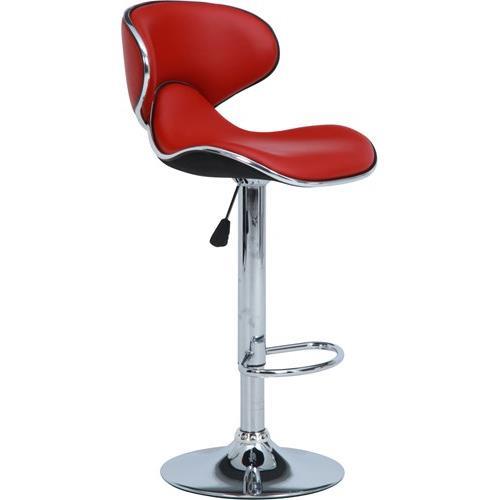 不二貿易 【組立品】カウンターチェア シェル RD 93291【代引・日時指定・キャンセル不可・北海道沖縄離島配送不可】