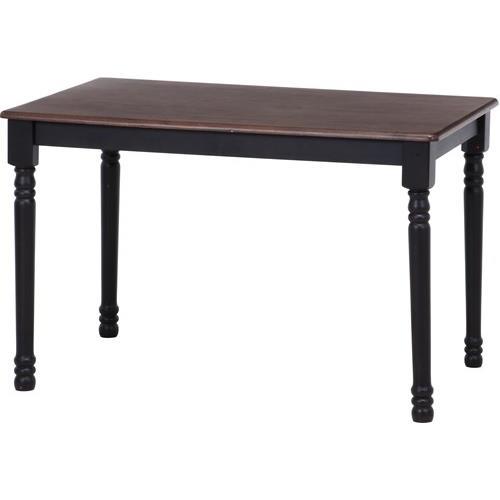 不二貿易  【組立品】 ５点ダイニングテーブルマキアート ＢＫ 95447【代引・日時指定・キャンセル不可・北海道沖縄離島配送不可】