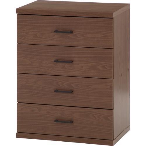 不二貿易  【組立品】ラルゴ チェスト ブラウン ９５５０５ 86026【代引・日時指定・キャンセル不可・北海道沖縄離島配送不可】