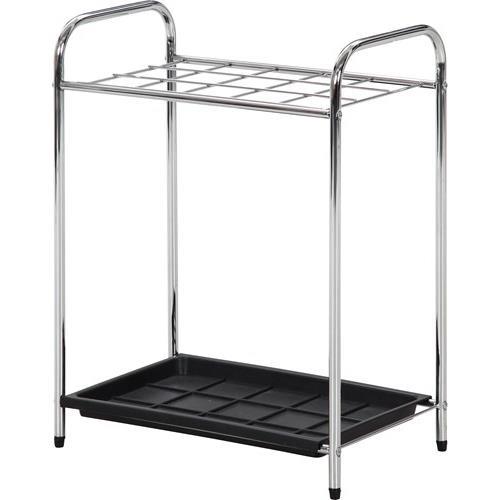 不二貿易 【組立品】クロム傘立て 15マス 95710【代引・日時指定・キャンセル不可・北海道沖縄離島配送不可】