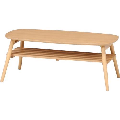 不二貿易  【完成品】 折れ脚センターテーブル ノルン ６３１０－１９ＳＫＶ ＮＡ 96351【代引・日時指定・キャンセル不可・北海道沖縄離島配送不可】