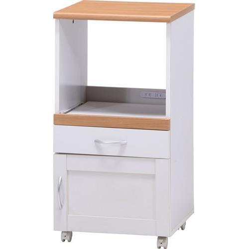 不二貿易 【組立品】キッチンカウンター サージュ WH×NA 45幅 96817 99520【代引・日時指定・キャンセル不可・北海道沖縄離島配送不可】