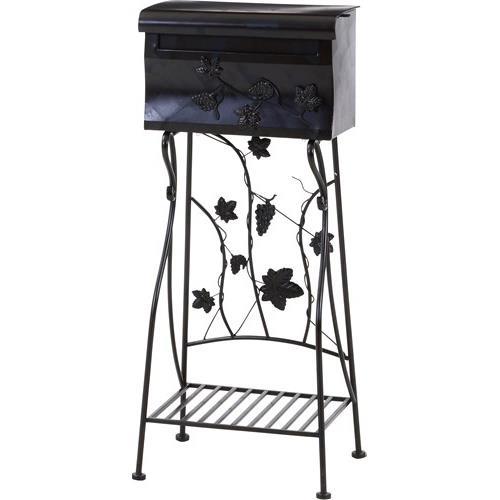 不二貿易 【組立品】メールボックス グレープ BR2 ブラウン 38174【代引・日時指定・キャンセル不可・北海道沖縄離島配送不可】