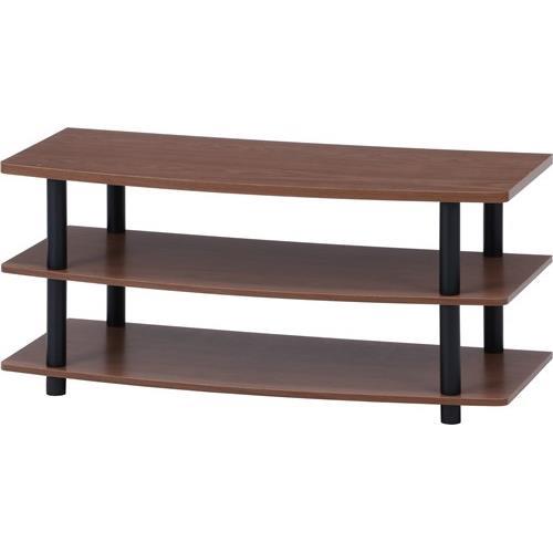 不二貿易 【組立品】TVラック 90 BR 97529【代引・日時指定・キャンセル不可・北海道沖縄離島配送不可】