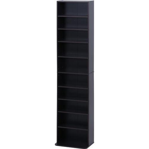 不二貿易 【組立品】 CD/DVDラック BR 97556【代引・日時指定・キャンセル不可・北海道沖縄離島配送不可】