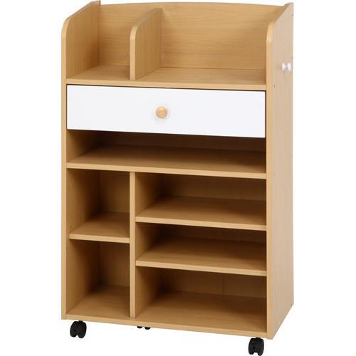 不二貿易 【組立品】 NORM リビングラック NA×WH 97607【代引・日時指定・キャンセル不可・北海道沖縄離島配送不可】