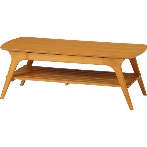 不二貿易 【組立品】引出し付きセンターテーブル NA 98071【代引・日時指定・キャンセル不可・北海道沖縄離島配送不可】