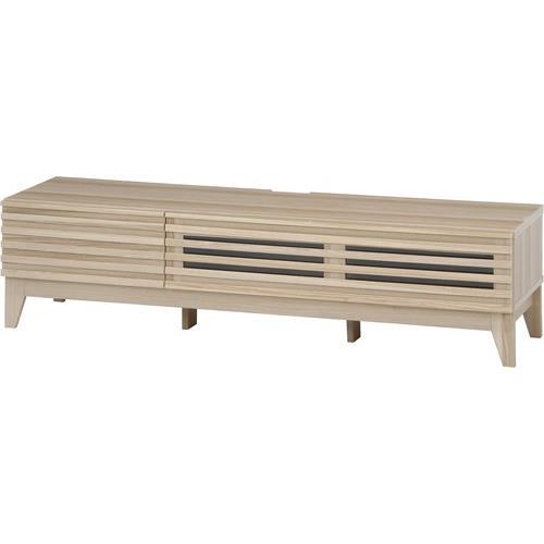 不二貿易 【組立品】TV台 ライン 150幅 NA【3D】 98663【代引・日時指定・キャンセル不可・北海道沖縄離島配送不可】