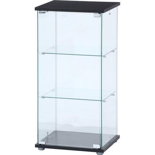 不二貿易 【組立品】ガラスコレクションケース(クリア)3段 TMG-G132 98881【代引・日時指定・キャンセル不可・北海道沖縄離島配送不可】