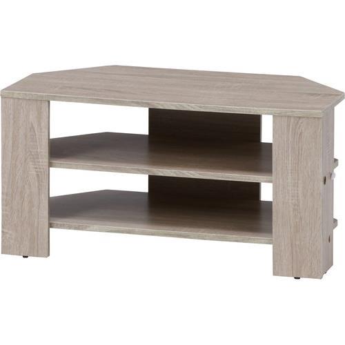 不二貿易  【組立品】コーナーＴＶ台 ホワイトウォッシュ 99535【代引・日時指定・キャンセル不可・北海道沖縄離島配送不可】