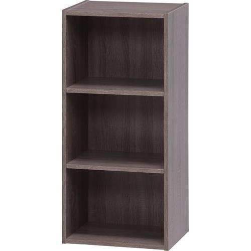 不二貿易 【組立品】 組立簡単ボックス3段 GY 99701【代引・日時指定・キャンセル不可・北海道沖縄離島配送不可】