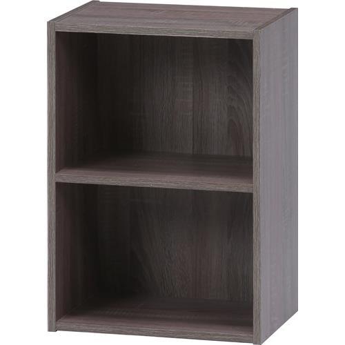 不二貿易  【組立品】組立簡単ボックス２段 ＧＹ 99743【代引・日時指定・キャンセル不可・北海道沖縄離島配送不可】